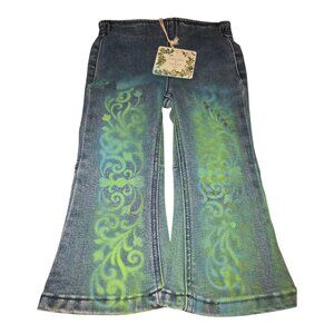 NEW-Chelsea & Violet Baby Girls 12-18m light Blue Flare Jeans